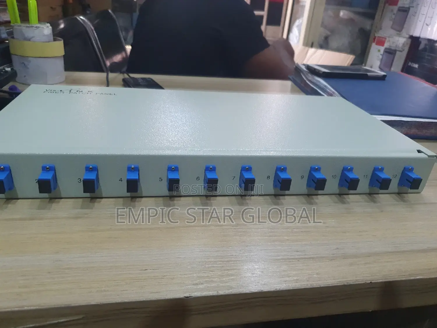 12ports Vis-Link Patch Panel SC With Coupler ODF