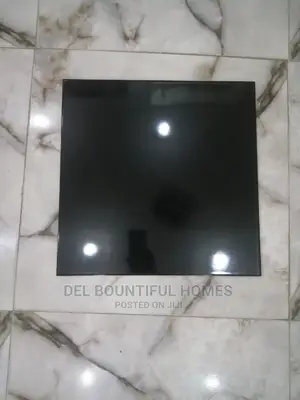 45x45 Spanish Floor Tiles Black Polished