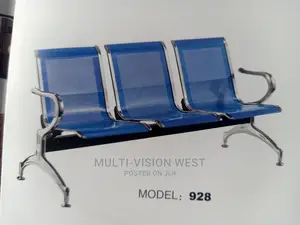 Metalic 3-Seater Waiting Chair
