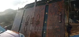 12ft by 8ft Brown and Green Design Gates for Sales