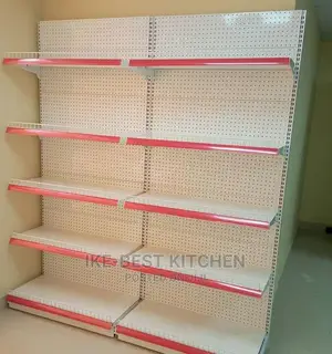 Single Supermarket Shelves