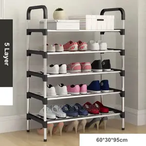 Steel Pipe Plastic Shoe Rack