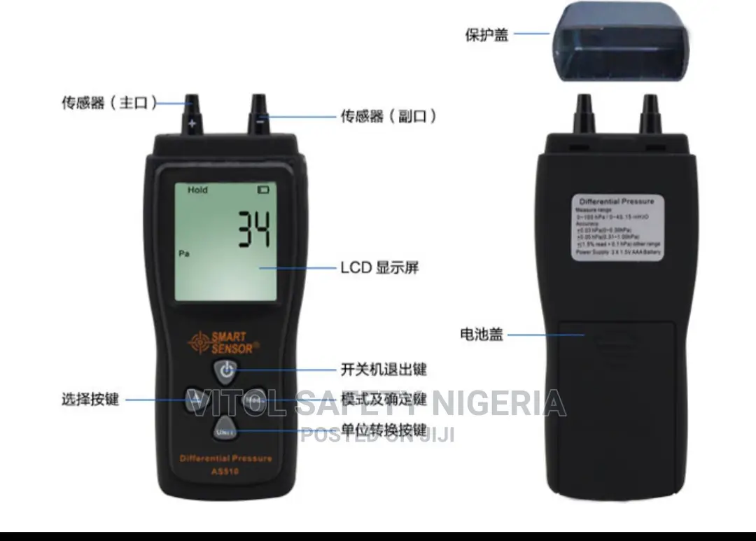 Differential Pressure Meter Manometer