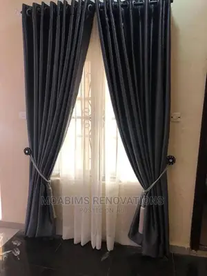 Elegant Grey Curtain