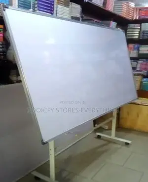 8x4 White Board With Mobile Stand