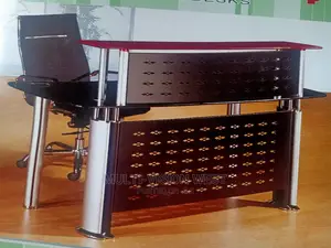 Receptionist Table Glass Top