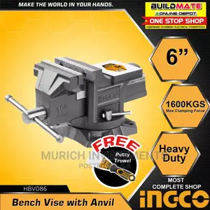 Bench Vise 6" With Anvil HBV086