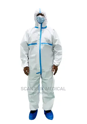 Hooded Disposable Coverall Suit