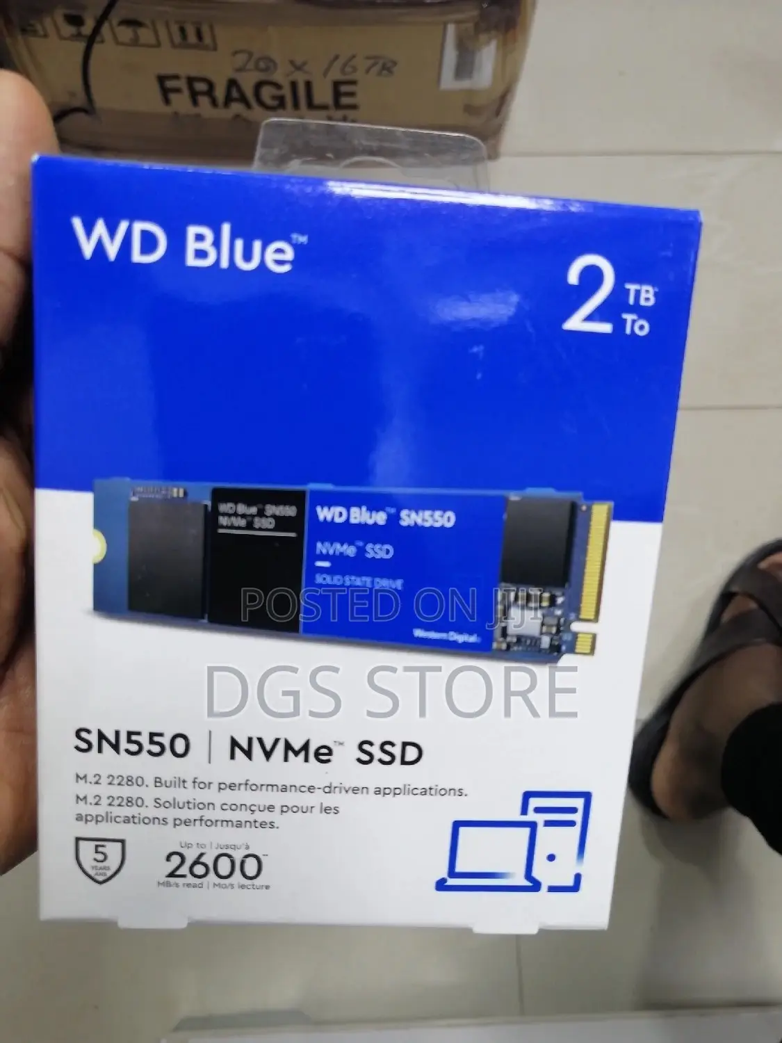 Wd Blue 2tb Sn550 Nvme SSD