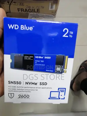 Wd Blue 2tb Sn550 Nvme SSD