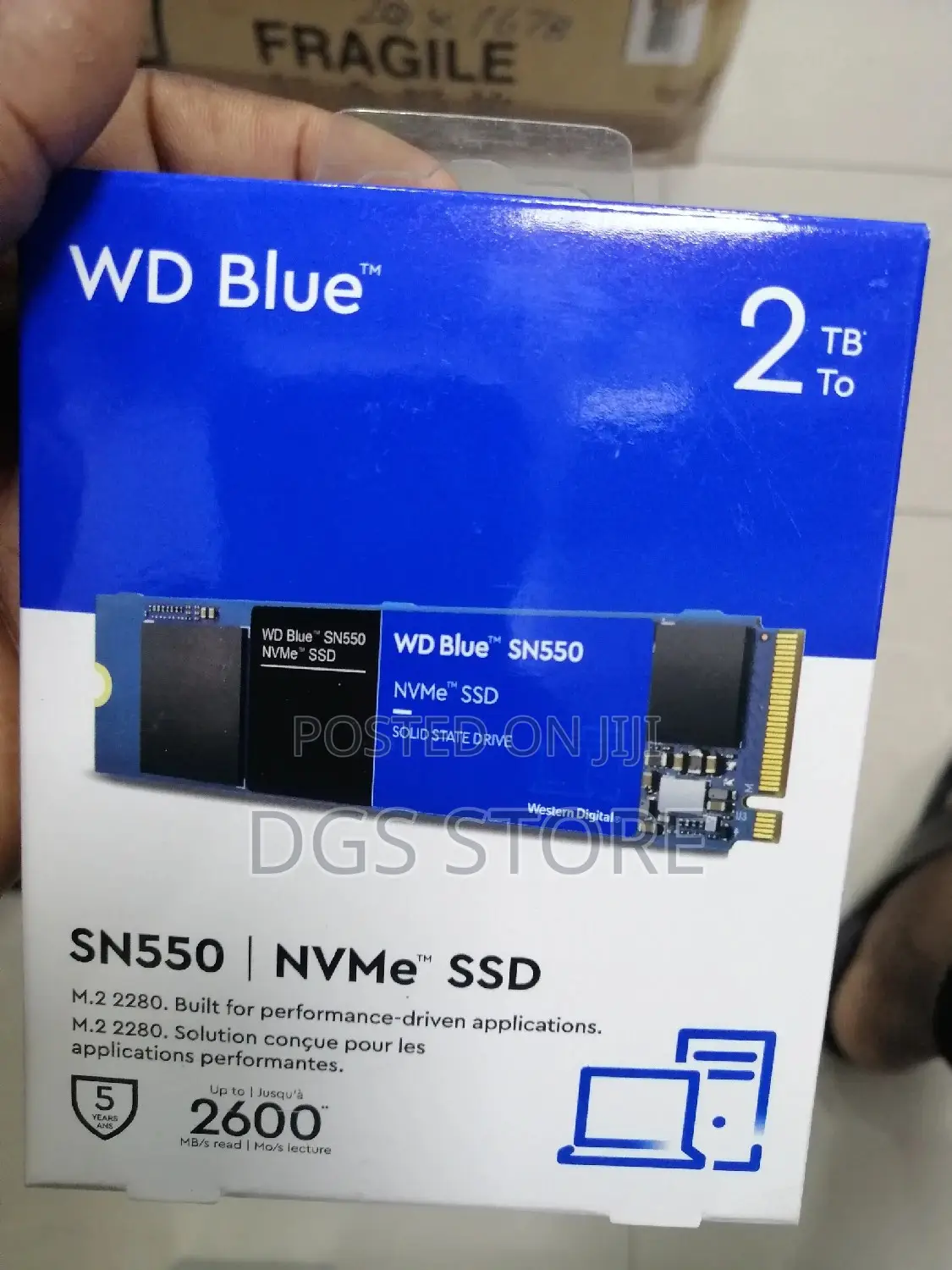 Wd Blue 2tb Sn550 Nvme SSD