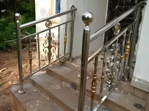 304 Stainless Handrails Gold Combi