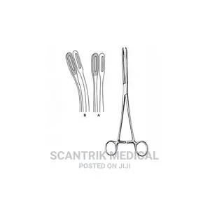 One Pack of Medical Sponge Holding Forceps