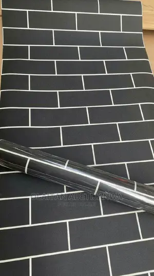 Dark Brick Pattern Wallpaper