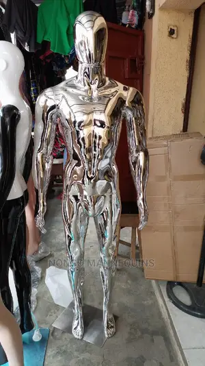 Huge Body Silver Male Display Mannequins
