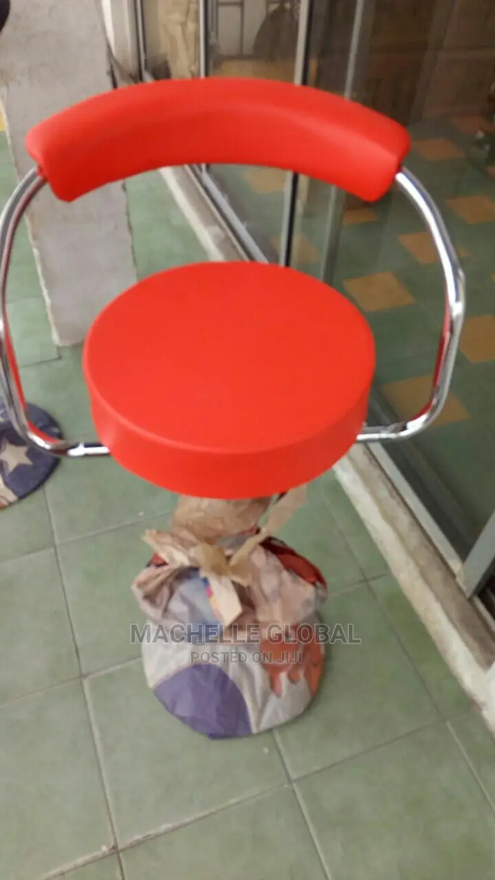Bar Stool ( Black / Red)