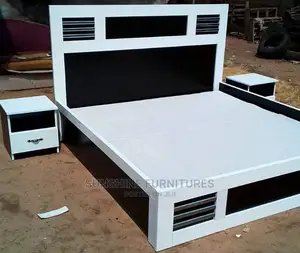 Bed Frame Made With Imported Wood(Mdf)