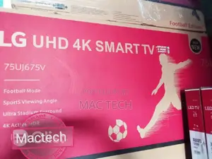 75 Inches LG Smart 4k Webos/Android Tv