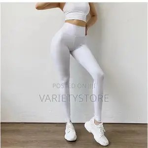 High Waist Shiny Sports Pants