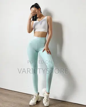 High Waist Shiny Sports Pants