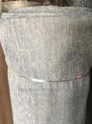 Lush Grey Matte Window Fabric