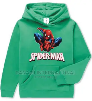 Spiderman Printed Children Hoodie