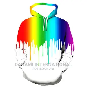 Rainbow Splash 3D Sublimated Hoodie