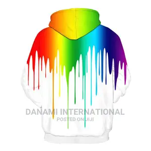 Rainbow Splash 3D Sublimated Hoodie