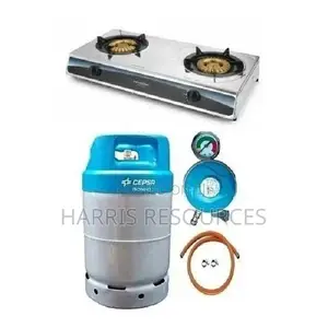 Cepsa Gas Cylinder 12.5kg With Gas Cooker, Regulator, Hose