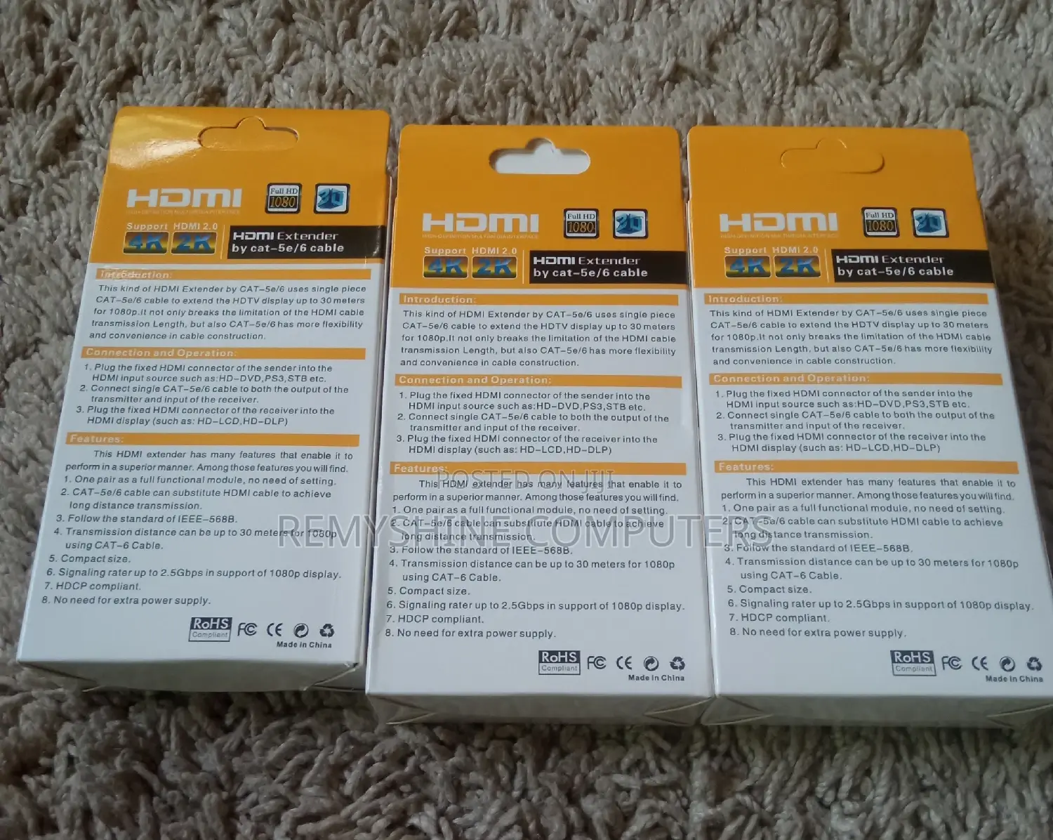 Hdmi External by Cat -5e/6 Cable