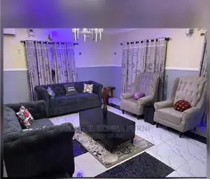 Classic 7 Seater Living Room Fabric Made Sofa Chair.