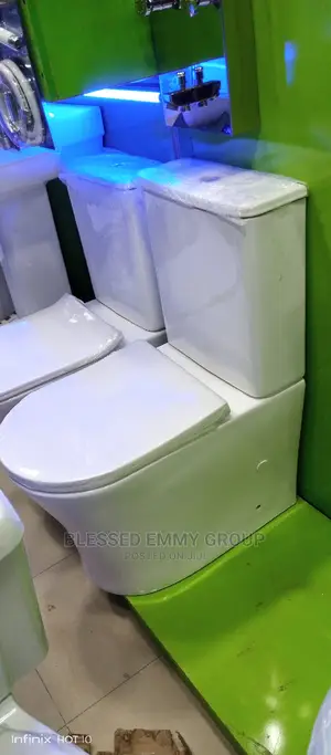 Big Size Round Wc With the Wash Hand Basin and Pedestal
