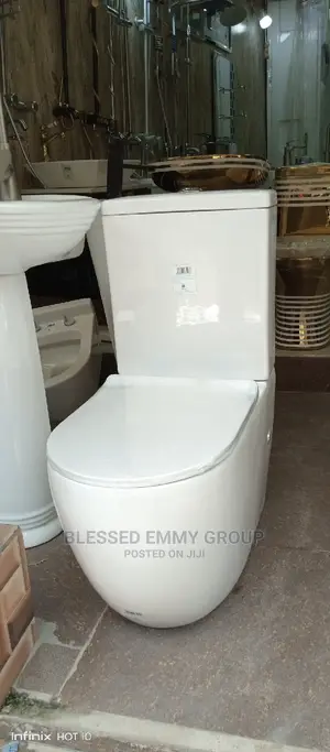 Italian Wc Set With the Wash Hand Basin and Pedestal