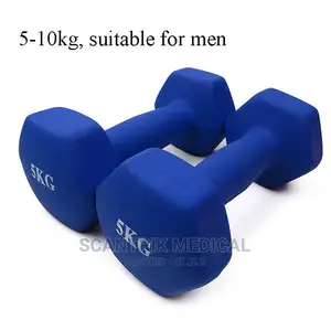 5kg Sports Dipping Neoprene Dumbbells