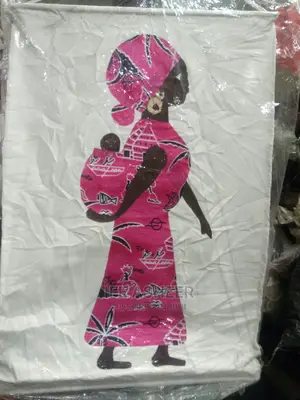 African Mother Backing Her Baby 0001
