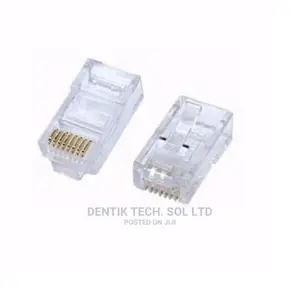 RJ 45 CAT 5e Cable Connector - 100 Pieces