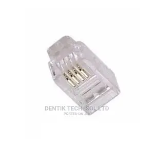 RJ-11 Connector - 4P4C 4pins - 100 Pieces