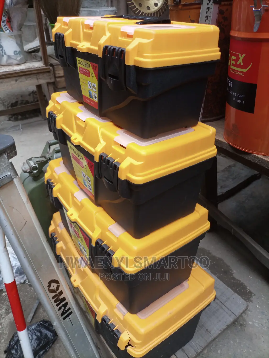 Plastic Empty Tools Box