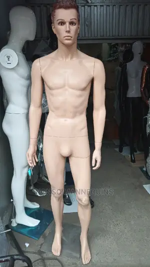 Male Plastic Full Body Handsome Face Display Mannequins