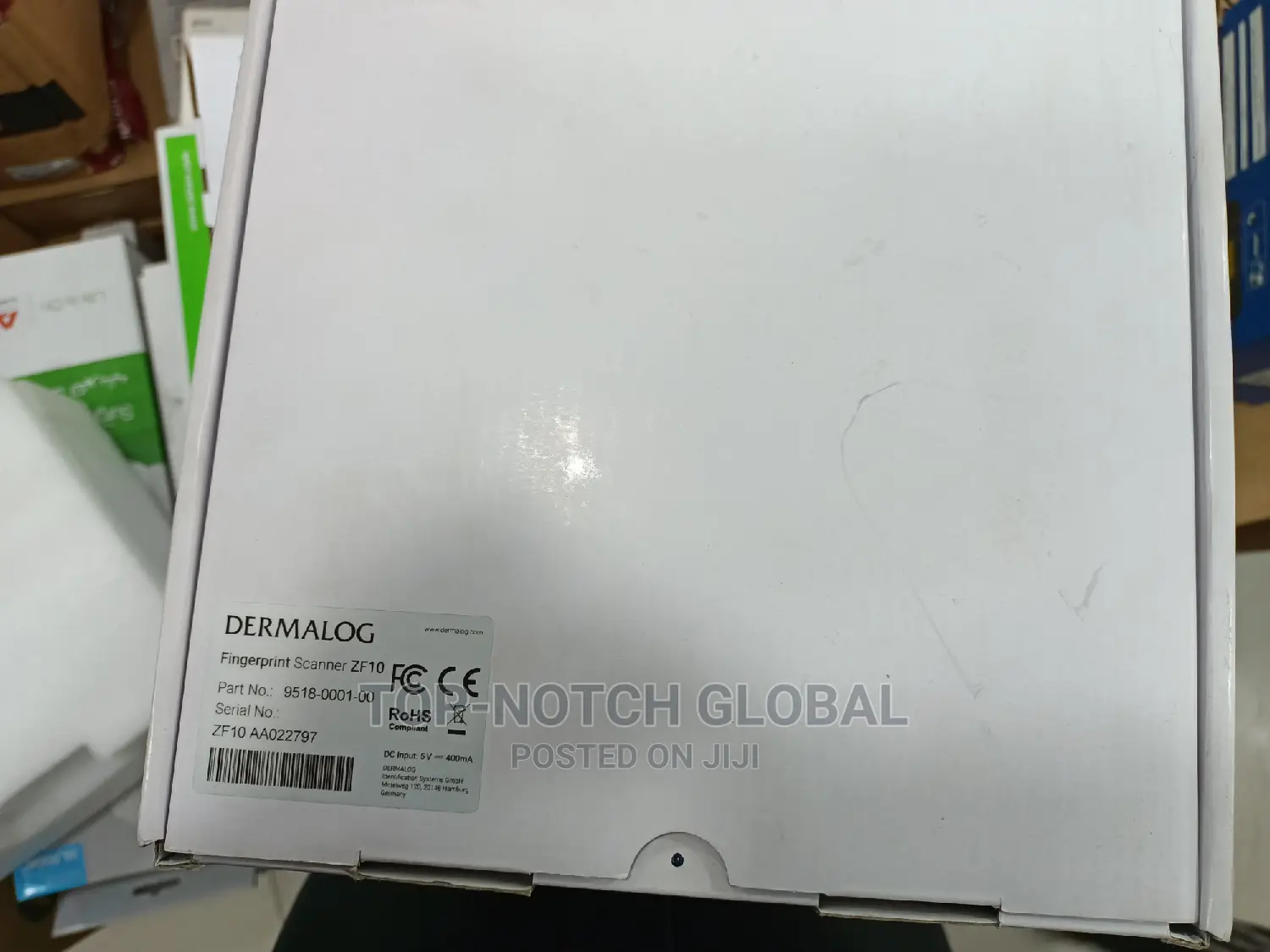 Dermalog Zf10 Fingerprint Scanner