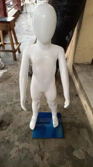 Age 1 to 3 Years Glossy White Kids Unisex Mannequins