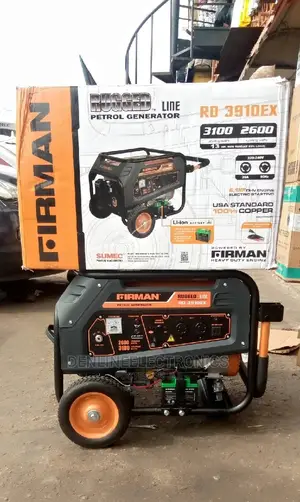 Rugged Firman Copper Coil 3.1kva Generator