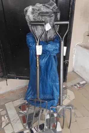Garden Digging Fork Steel Shaft