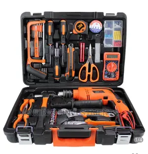 Mechanical and Electrical Tool Box Kit Set With 13mm Drill
