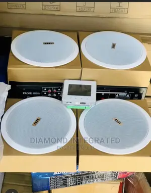 1 Bluetooth Keypad Amplifier and 4 Set of Ceiling Speakers