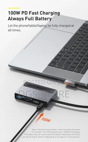 Baseus Magic Multifunctional Type C Hub Retractable Clip