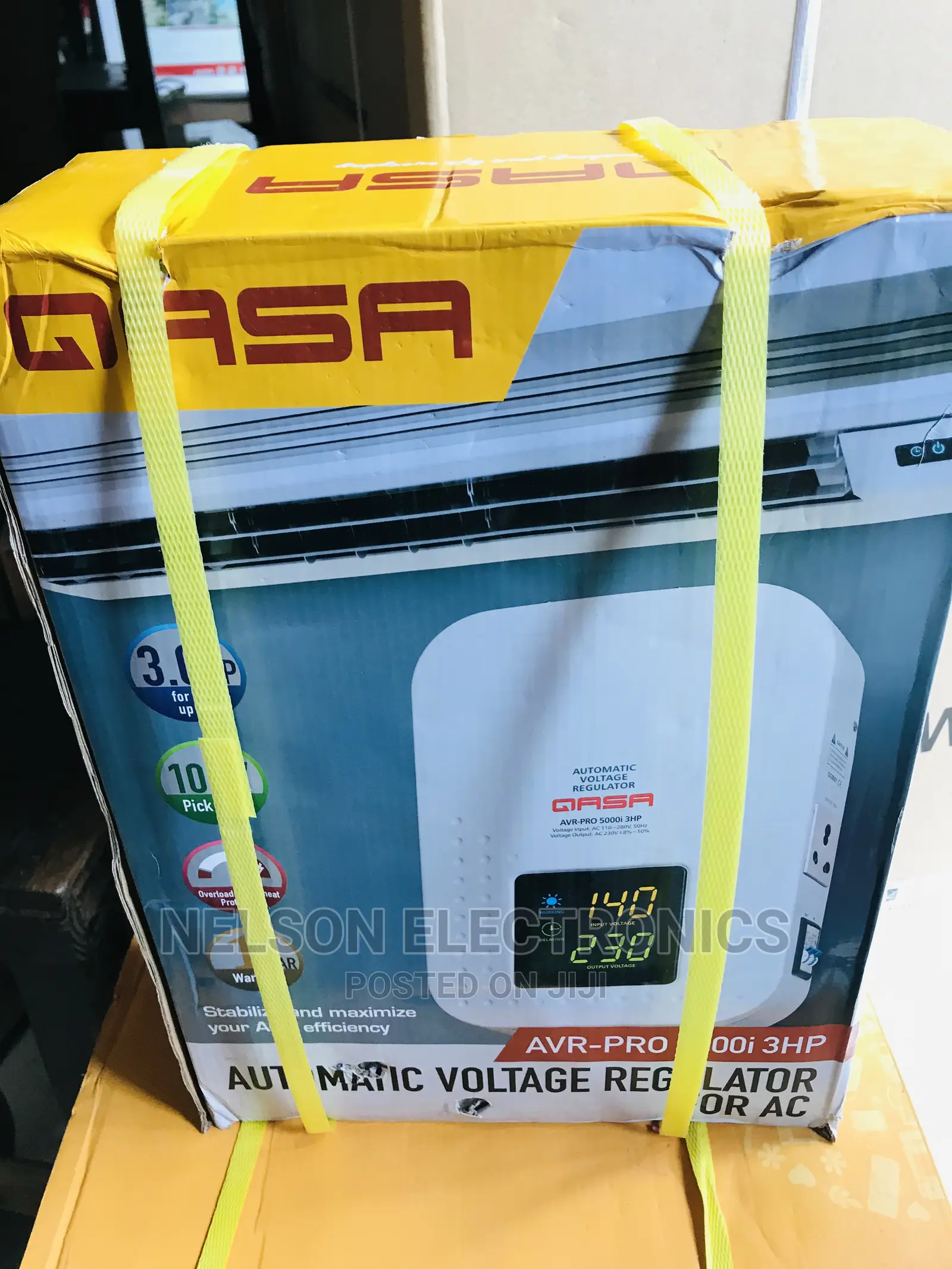 Qasa 5000W Automatic Voltage Regulator/ Wall Mount