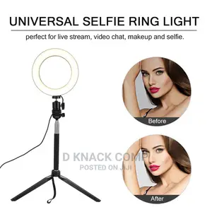 Dimmable Wide Dimming Range Led Ring Fill in Light Tripod
