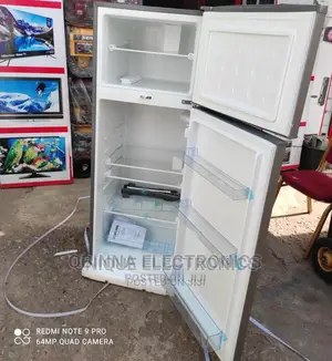 Brand New BRUHM Double Door Fridge/225l/External/Silver/