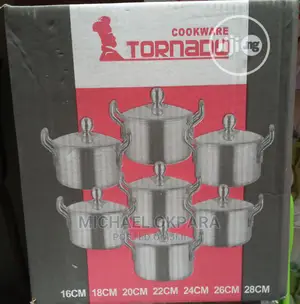 14 Pieces Tornado Pots With Covers